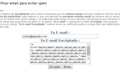 Evitar Spam al correu electrònic encriptant l’email