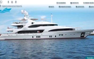 Diseño de la web de alquiler de barcos alquila-me.com