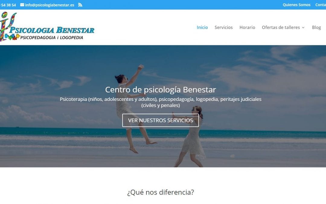 Diseño de psicologiabenestar.es
