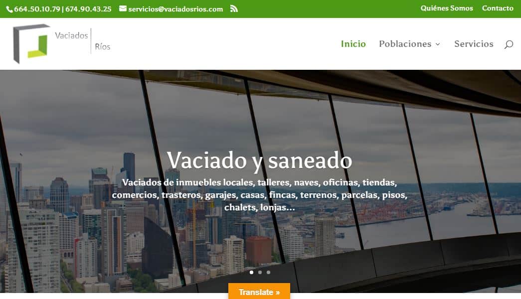 Re-diseño de Vaciados Ríos