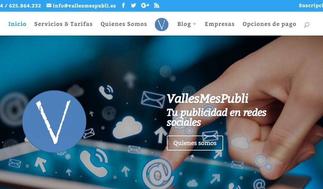 Construcción y diseño de VallesMesPubli.es
