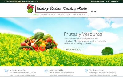 Diseño de Frutas y Verduras Nicolás y Andrés