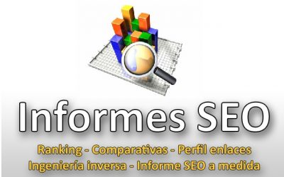 Informes de rankings, valor de una web, visitas estimadas…