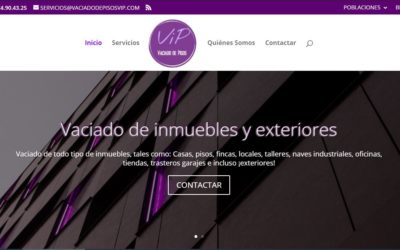 Otra web con servicios de mudanzas y saneado de inmuebles